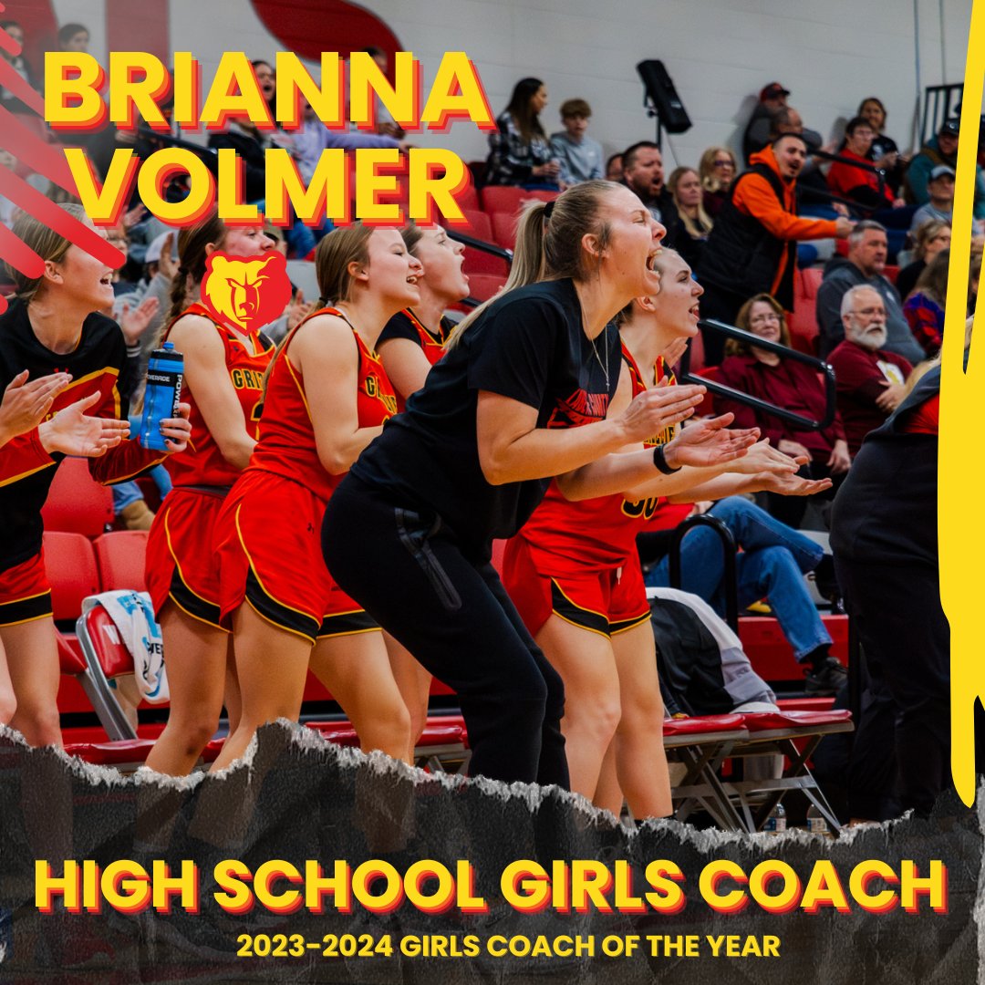 Riley Bebb and Brianna Volmer have been named High School Girls Athlete and Coach of the Year from The Parsons Sun!

Congratulations to these amazing ladies, and thank you for your impact on Grizzly Sports!