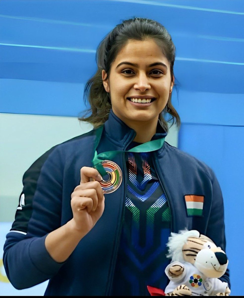 मनु भाकर
दबदबा था और रहेगा।
#Bronze    मेडल
#ManuBhaker
 #IndiaAtOlympics
#ManuBhaker