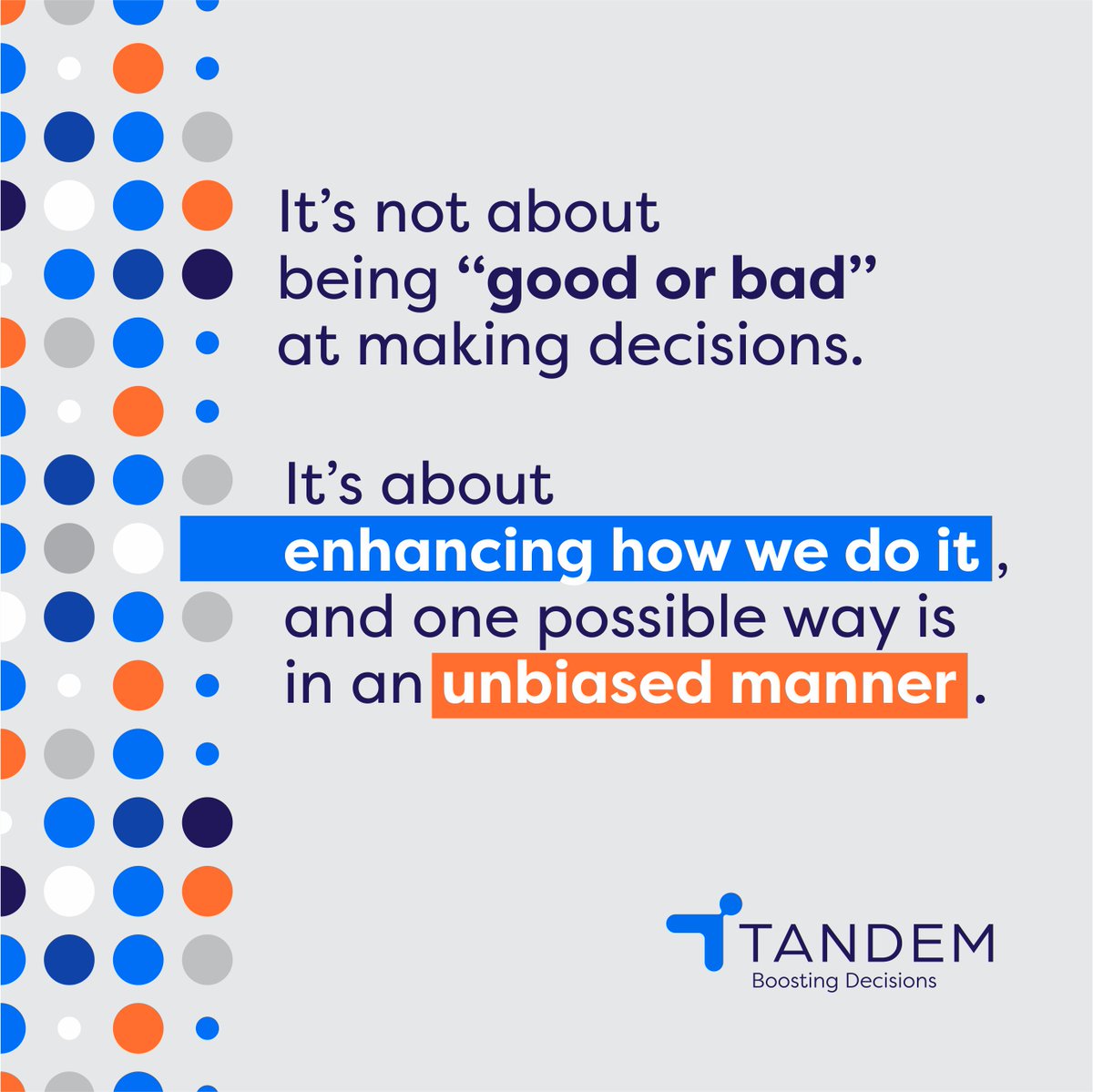 In businesses, we all believe we know how to make decisions. But can we be sure of that? 
Often, without realizing it, we make #decisions based on biases that lead us down the wrong path. This is where paying attention to how we decide becomes crucial: bit.ly/3Sw8srT