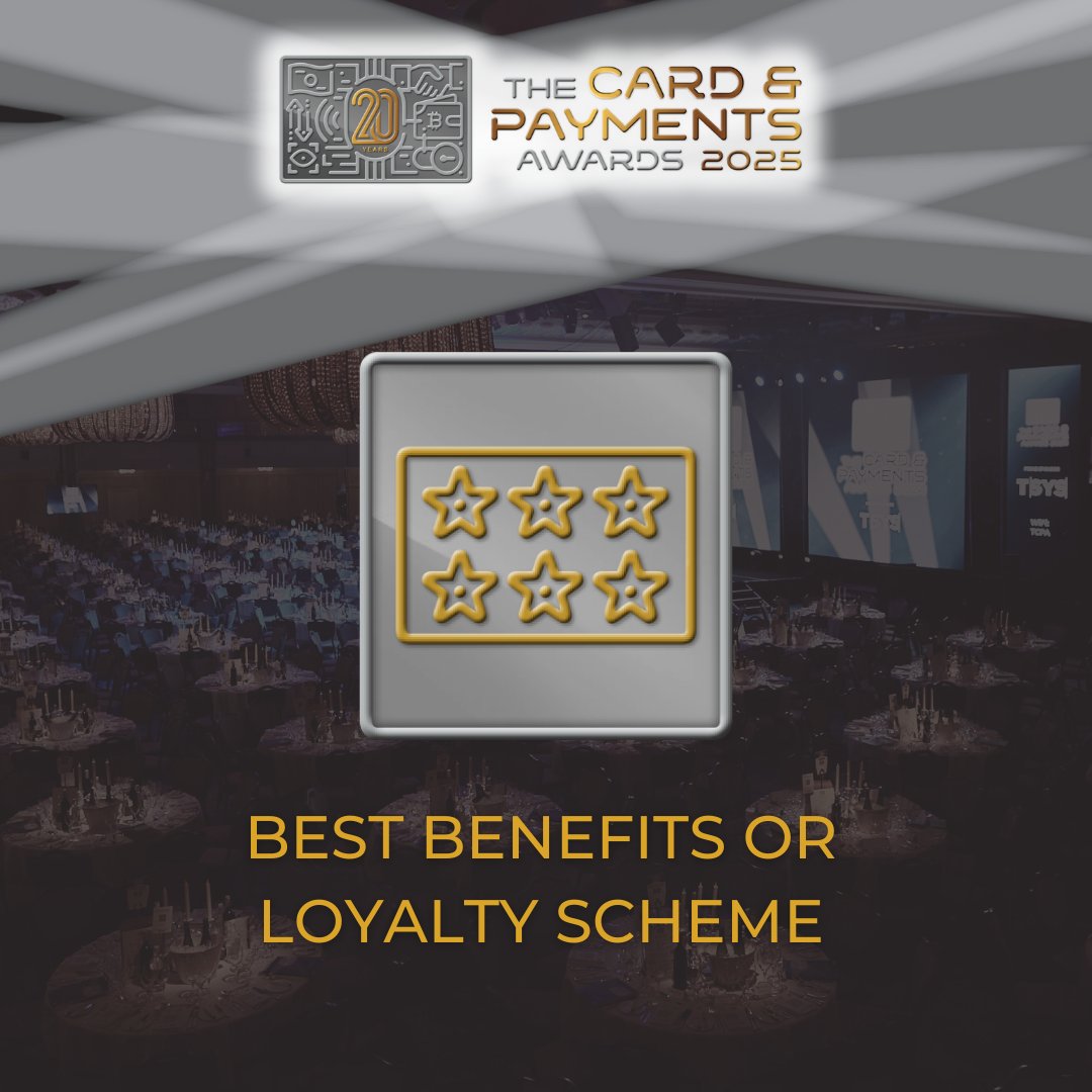 The Card & Payments Awards (@tcpawards) on Twitter photo 🌟 Showcase Your Best Benefits or Loyalty Scheme! 🌟
Enter the Best Benefits or Loyalty Scheme Award at The Card & Payments Awards 2025!
Don’t miss your chance to shine!
Submit your entry here 👉 cardandpaymentsawards.com/thecardandpaym…
#FinTech #LoyaltyProgramme  #BenefitsScheme 🌟 Showcase Your Best Benefits or Loyalty Scheme! 🌟
Enter the Best Benefits or Loyalty Scheme Award at The Card & Payments Awards 2025!
Don’t miss your chance to shine!
Submit your entry here 👉 cardandpaymentsawards.com/thecardandpaym…
#FinTech #LoyaltyProgramme  #BenefitsScheme
