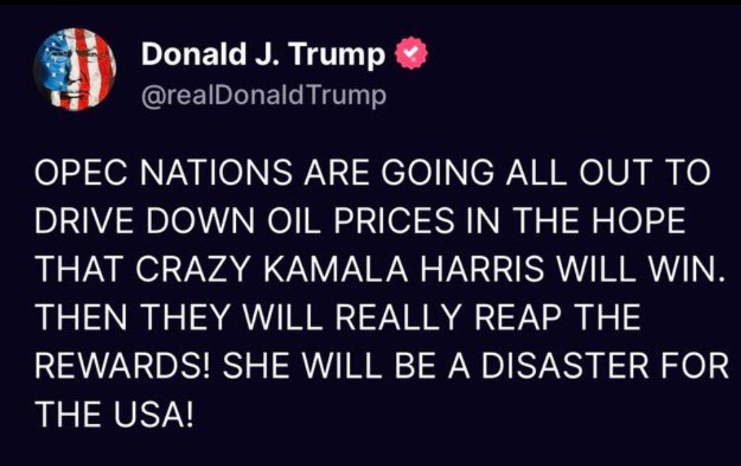 🤣🤣🤣🤣 Bruh Don’t Even Want Y’all To Have Cheaper Gas. If He Don’t Get The Credit For It!! 😂😂