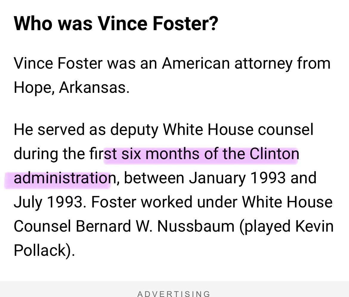 axiiaquen3's tweet image. What happened to Vince Foster Killary? #ClintonBodyCount #WeirdandCreepy