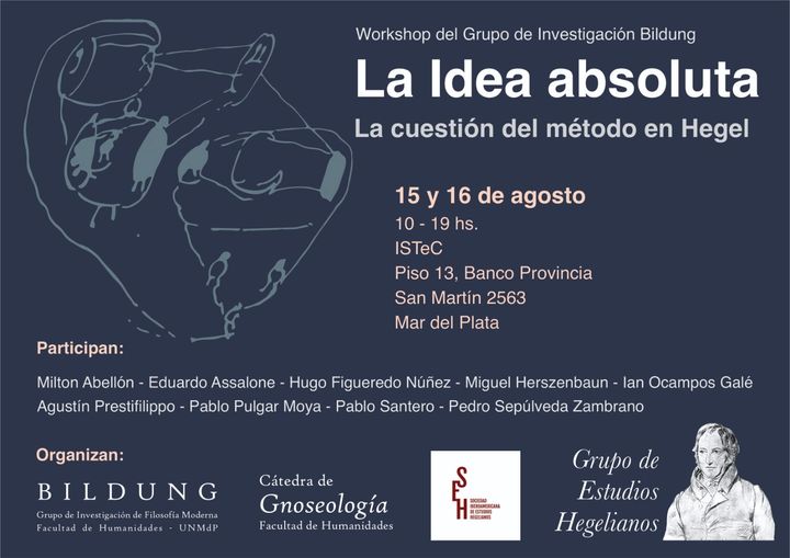 ARGENTINA🇦🇷:

𝐖𝐎𝐑𝐊𝐒𝐇𝐎𝐏: "𝑳𝒂 𝒊𝒅𝒆𝒂 𝒂𝒃𝒔𝒐𝒍𝒖𝒕𝒂. 𝑳𝒂 𝒄𝒖𝒆𝒔𝒕𝒊𝒐́𝒏 𝒅𝒆𝒍 𝒎𝒆́𝒕𝒐𝒅𝒐 𝒆𝒏 𝑯𝒆𝒈𝒆𝒍".