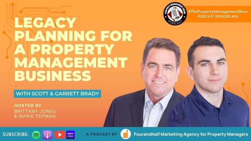In a Fourandhalf podcast on “Legacy Planning for a Property Management Business”, Scott and Garrett Brady from Progressive Property Management in Southern California share insights on finding the right fit and planning for the future 🚀 Watch here: youtube.com/watch?v=aPlXDi…