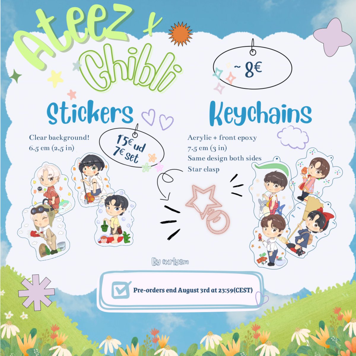 cxrlysm's tweet photo. 🌿★ATEEZ x GHIBLI★🌿

🫧✩Pre-orders open!!!✩

@ATEEZofficial
#ATEEZ  #ATEEZofficial #Atiny #에이티즈 #Ghibli https://t.co/bEpmccjpIB