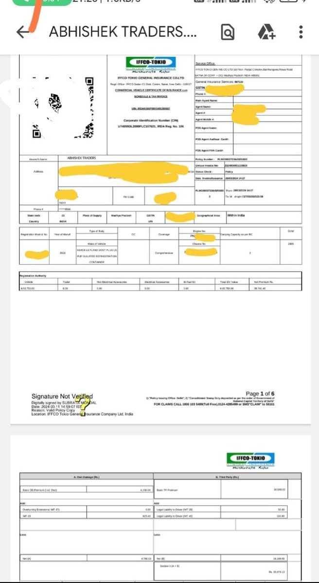 agrawalji92's tweet photo. "Biggest Fraud by "Ashok Leyland" Amrit Cargo Satna MP"

My recent purchase at the @ALIndiaOfficial Ashok Leyland was ahorror which made me victim of "Biggest Fraud in the Auto industry" which i never thought in mylife. they sold me vehicle which was already sold @jagograhakjago https://t.co/Xj6QUFn2WQ