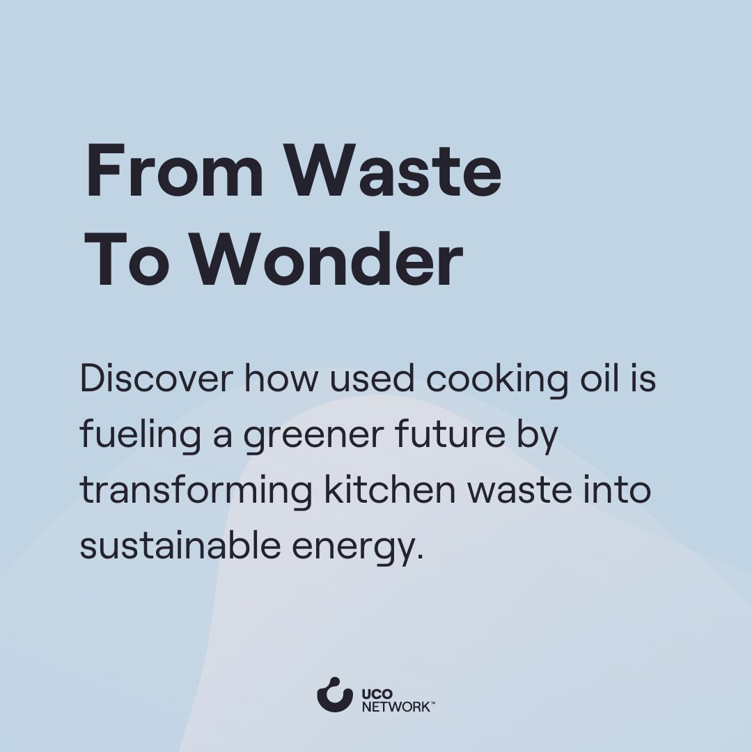 UCONetwork's tweet photo. Imagine powering 40,000 car trips around the world with waste! 💡

That's the potential energy in the EU's annual used cooking oil production! 🚗

Curious how you can tap into this golden resource? Read on! https://t.co/3elmHZexqv