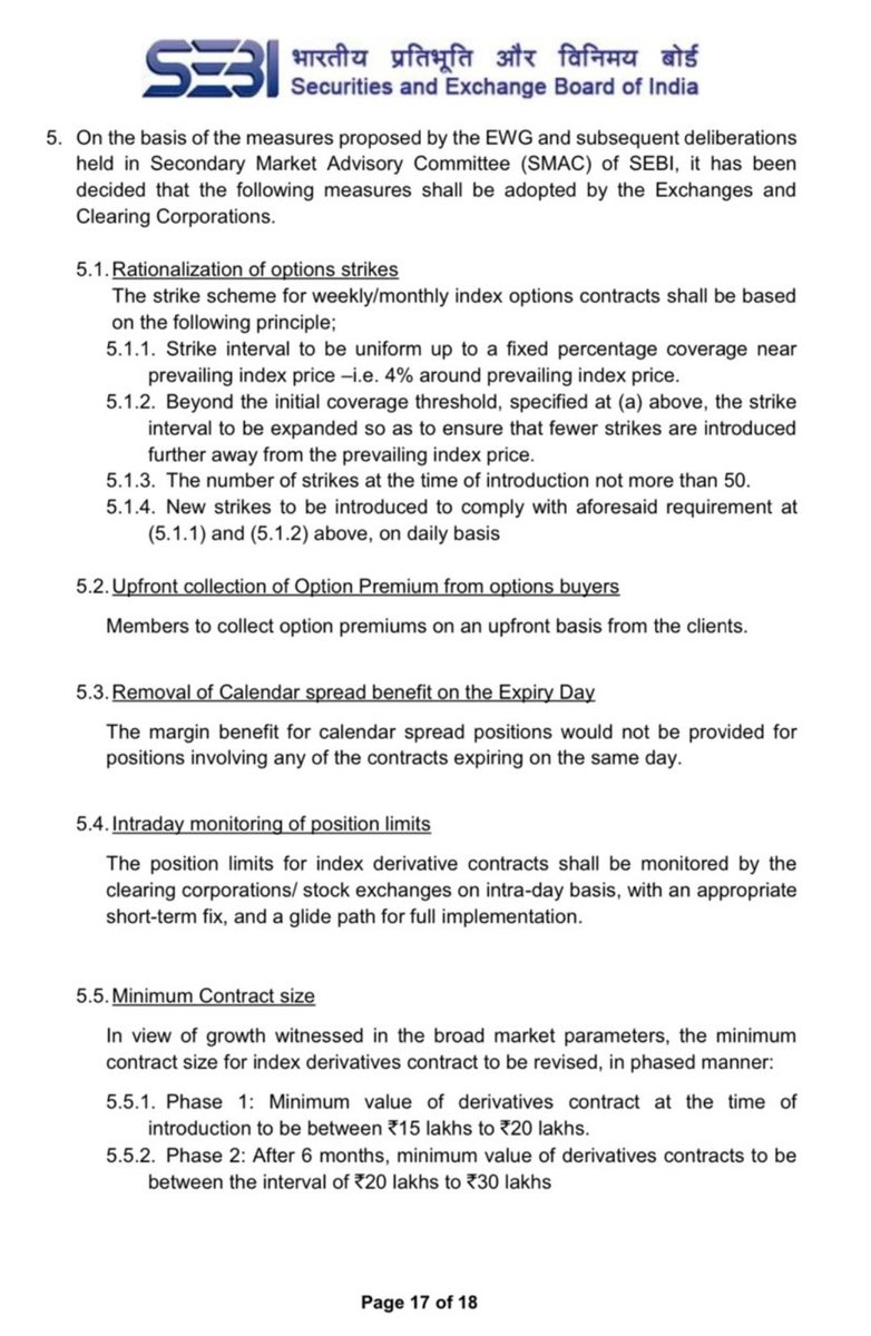 9amTrading's tweet photo. #SEBI
🚨YOUR THOUGHTS ON THIS🚨

IS THIS THE END OF OPTION TRADING WITH SMALL CAPITAL?

MANY HAVE RESIGNED THEIR JOBS OR CHOSE MAREKTS AS PRIMARY SOURCE OF INCOME NOW WHAT WILL HAPPEN TO THEM?

GETTING THIS RULE👇👇👇👇

✨DO YOU REALLY THINK THINK THIS WILL REDUCE RETAILER'S PARTICIPATION?

EVERY ONE WILL SHIFT TO CRYPTO OR FOREX OR DABBA TARDING 

AND 

WILL LOOSE EVEN MORE IN TERMS OF SCAMS 🤞🙏🎯🎯
#SEBI 
#OptionsTrading 
#stockmarketsindia