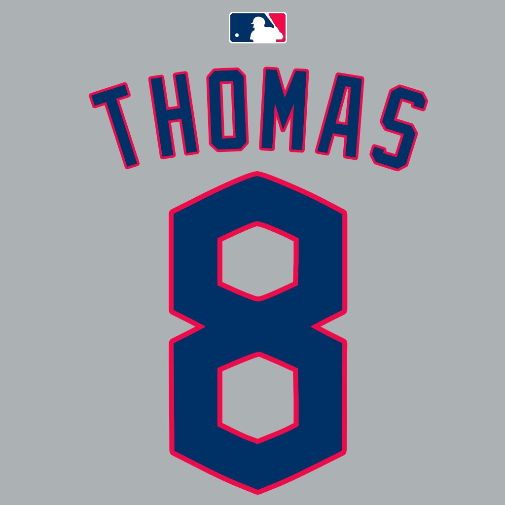 OF Lane Thomas will wear number 8. Last worn by INF José Tena, for