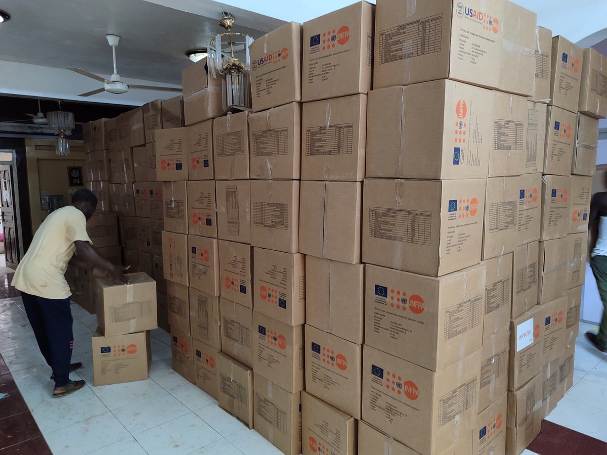UNFPA Sudan (@_unfpasudan) on Twitter photo 22,000 UNFPA Dignity Kits have arrived in Gedaref, providing supplies to displaced women & girls & ensuring their health & dignity during emergencies. More kits are on the way to White Nile, Blue Nile & Sennar.
Thanks to partners <a href="/USAIDSavesLives/">USAID's Bureau for Humanitarian Assistance</a> <a href="/ECHO_CESAfrica/">EU Humanitarian Aid | Central East Southern Africa</a>
#ForSudan 22,000 UNFPA Dignity Kits have arrived in Gedaref, providing supplies to displaced women & girls & ensuring their health & dignity during emergencies. More kits are on the way to White Nile, Blue Nile & Sennar.
Thanks to partners <a href="/USAIDSavesLives/">USAID's Bureau for Humanitarian Assistance</a> <a href="/ECHO_CESAfrica/">EU Humanitarian Aid | Central East Southern Africa</a>
#ForSudan