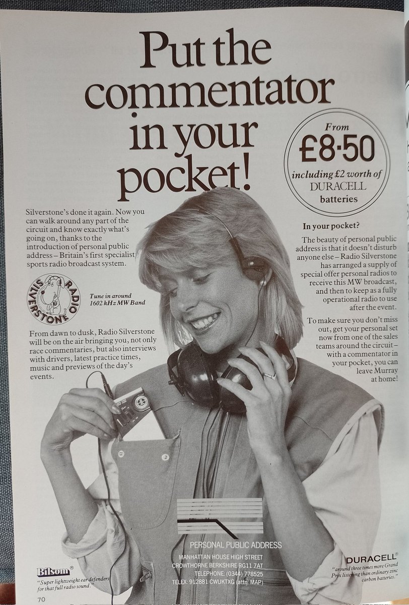 Paul Truswell (@paultruswell) on Twitter photo Found this while looking for something else today...
Not sure whether it would be acceptable these days.
What do you think <a href="/radiolemans/">Eve Hewitt</a> ? Found this while looking for something else today...
Not sure whether it would be acceptable these days.
What do you think <a href="/radiolemans/">Eve Hewitt</a> ?