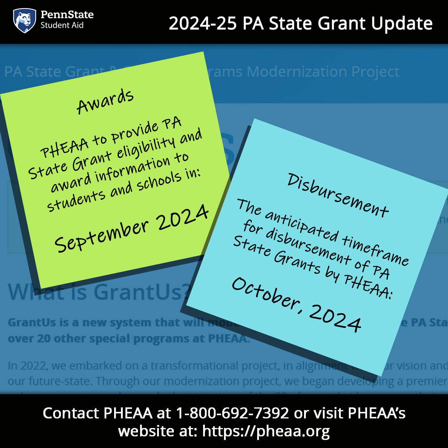 PSU Student Aid on X: &ldquo;PA State Grants in aid offers are estimates 