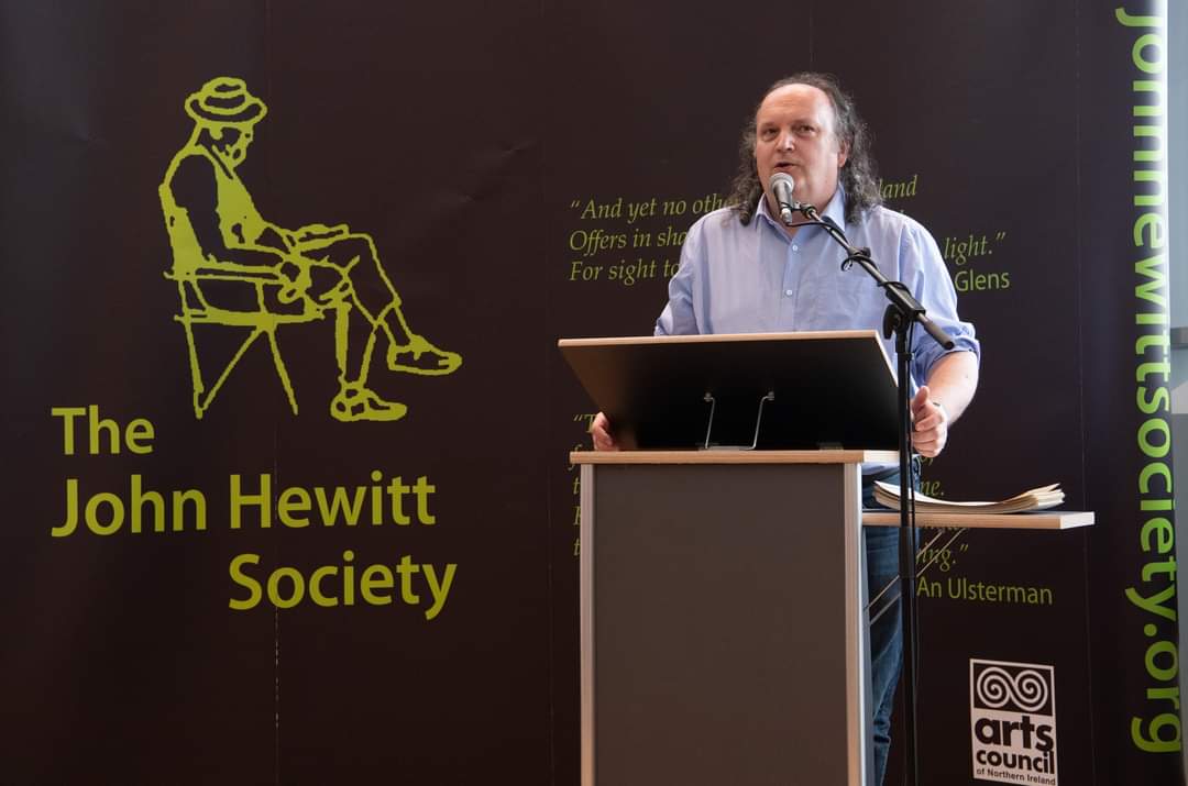 The_JHS's tweet photo. Just catching our breath from the 37th John Hewitt International Summer School! So many great writers, thinkers &amp; performers all under one roof. Capped off by Friday's certificate ceremony for our excellent crop of Bursary &amp; Freedom to Write folk. Thank you all &amp; Up Armagh! 🙏 https://t.co/1mRDgsBfL0