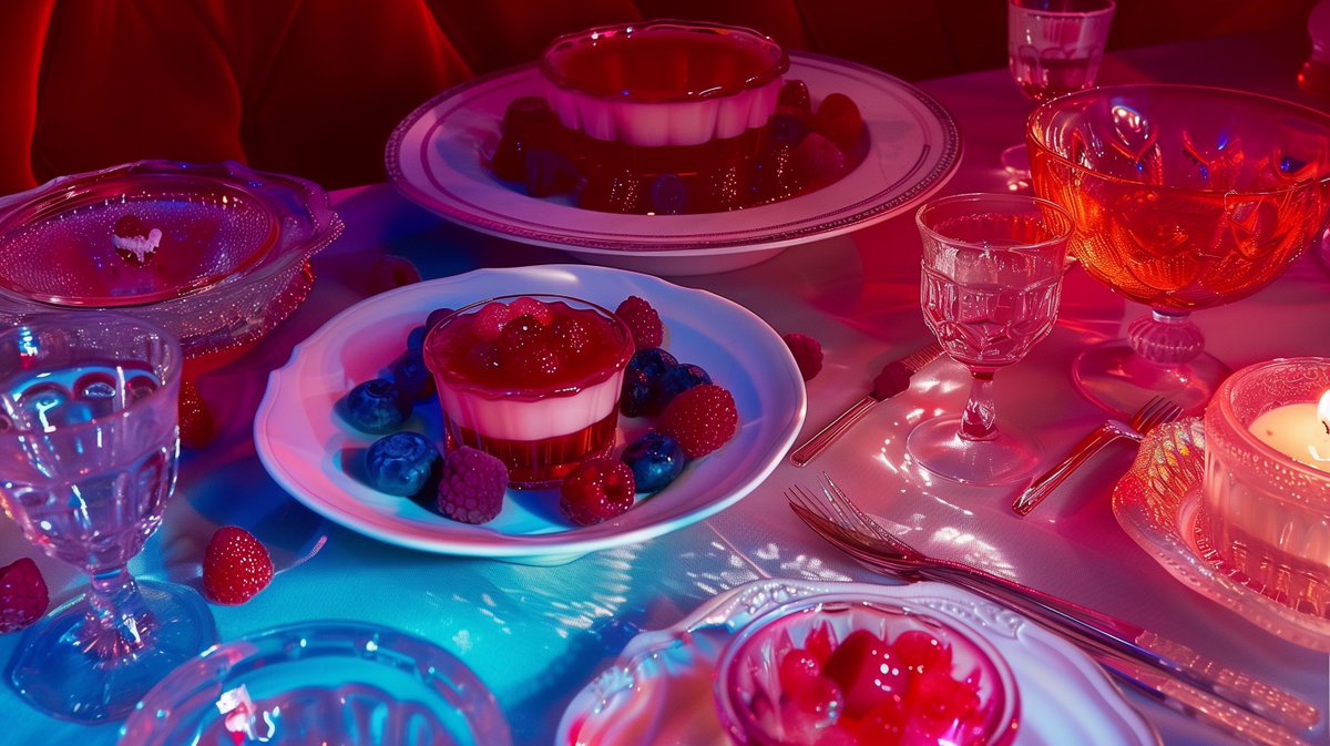 I don't know why i'm so fascinated by all things jello - i think it's because it's such an optimistic food, even though it is very strange.