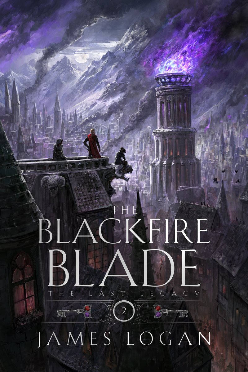COVER REVEAL TIME!

I am pleased to reveal the cover art of THE BLACKFIRE BLADE by @SpecHorizons! 

This is the sequel to THE SILVERBLOOD PROMISE. The cover art is once again illustrated by the amazing <a href="/jeffbrown67/">Jeff Brown</a>! Take a look at this awesomeness! 😍 <a href="/torbooks/">Tor Books</a> <a href="/arcadia_books/">Arcadia Books</a> 1/2