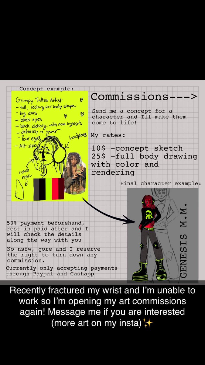 melted_crayons_'s tweet photo. @ExtraToastedd Hey! I’m a small artist i need of commissions ✨ Feel free check out my work! https://t.co/sYysvw4P11