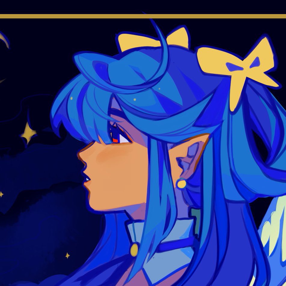 Borcheim's tweet photo. in recent arts i’ve been making dizzy’s stray hair in her bangs go 💫 i think it’s really important https://t.co/gzrJIip6EU
