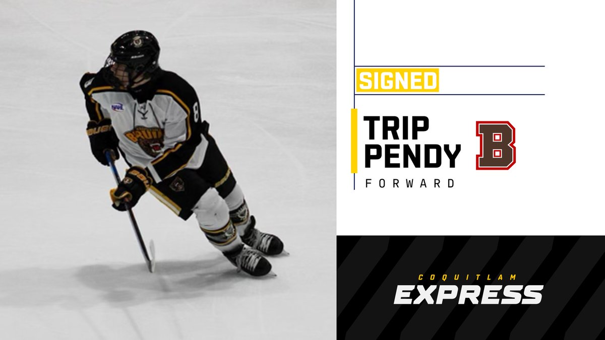 General Manager Tali Campbell has announced the signing of Brown University Commit 2005-born forward Trip Pendy.

Pendy last season spent time with the Trail Smoke Eaters (BCHL) and the Austin Bruins (NAHL). 

Fun Fact. Trip is the brother to Express recruit Max Pendy!