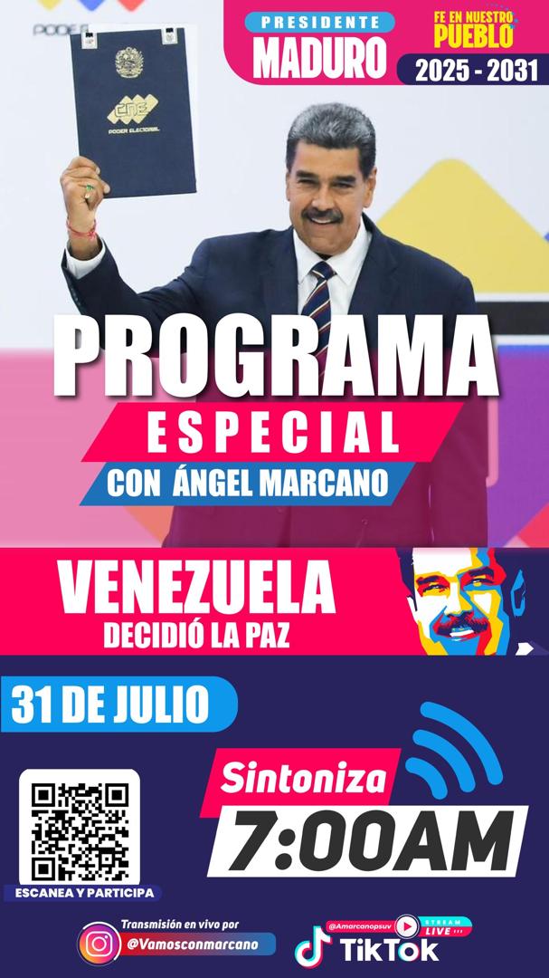 PComandoBolivar's tweet photo. Escuchemos este miércoles 31/07/2024 a nuestro gobernador Ángel Marcano En programa especial de radio. Hora 7:00 AM. También se pueden conectar por instagram a través de la cuenta oficial @vamosconmarcano Tiktok @amarcanopsuv https://t.co/W9f9YmOECp