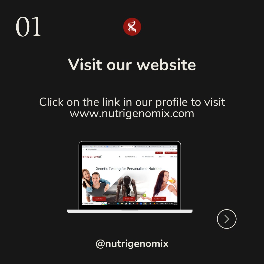 Nutrigenomix's tweet photo. 3 easy steps for getting started with Nutrigenomix!

Nutrigenomix is dedicated to helping healthcare professionals provide personalized, actionable health and lifestyle advice to their clients. We have thousands of practitioners in over 75 countries who are already using our test to change their clients’ lives.

Here are 3 steps you can follow to become an authorized provider of Nutrigenomix:

1. Click the link in our profile to visit https://t.co/sg9Tg0OwdB

2. Complete and submit our practitioner registration form

3. Begin offering Nutrigenomix to your clients

As a Nutrigenomix provider, you will also get access to our extensive resource library, which includes sample reports, CPEU approved webinars, video tutorials, and our practitioner training guide so you can offer personalized nutrition to your clients with confidence.

Get started today and help your clients realize the power of personalized nutrition!

#PersonalizedNutrition #PrecisionNutrition #PrecisionHealth #GeneticTesting #GeneticTest #DNATest #DNATesting #Nutrigenomics #Nutrigenetics #Dietitian #RegisteredDietitian #Nutritionist #HealthCoaching #HealthcarePractitioner #Nutrigenomix