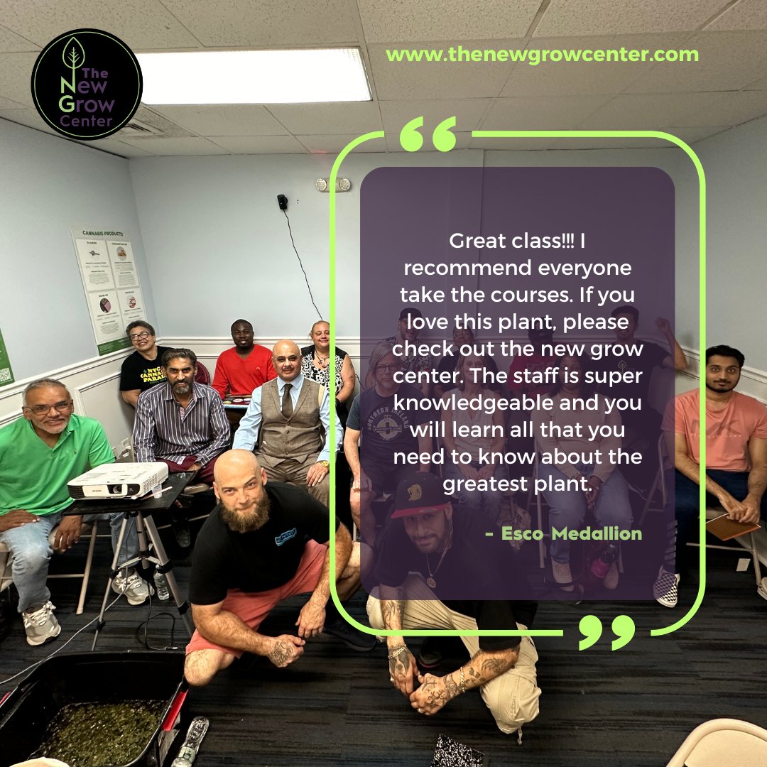 NewGrowCenter's tweet photo. Missing our wonderful students! Thank you for showing up for this industry!!

New classes coming this Fall 2024! 🧑‍🏫🌱

#thenewgrowcenter #education #classes #training https://t.co/skrAoqzYQC