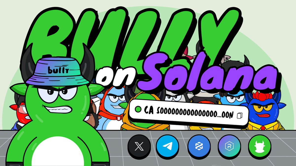 bullyzebull's tweet photo. We are #BULLYSH to announce the launch of our brand new website!

https://t.co/OUMp5HyHGi

This is just the beginning - more exciting updates and features will be dropped soon. The power of our cult is unstoppable.

#BULLY #SOL #MEME #BITCOIN https://t.co/mLIipHNDrO
