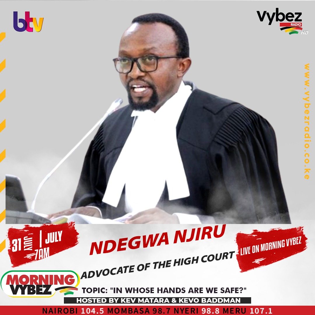 Siasa usiweke Kwa roho lakini "In whose hands are we safe?

Kesho ngware,join <a href="/KevMatara/">OTADA</a> &amp; <a href="/KevoBaddman/">Kevo Baddman</a> with Wakili part 2! Due to public Demand.

#MorningVybez 
#MVP