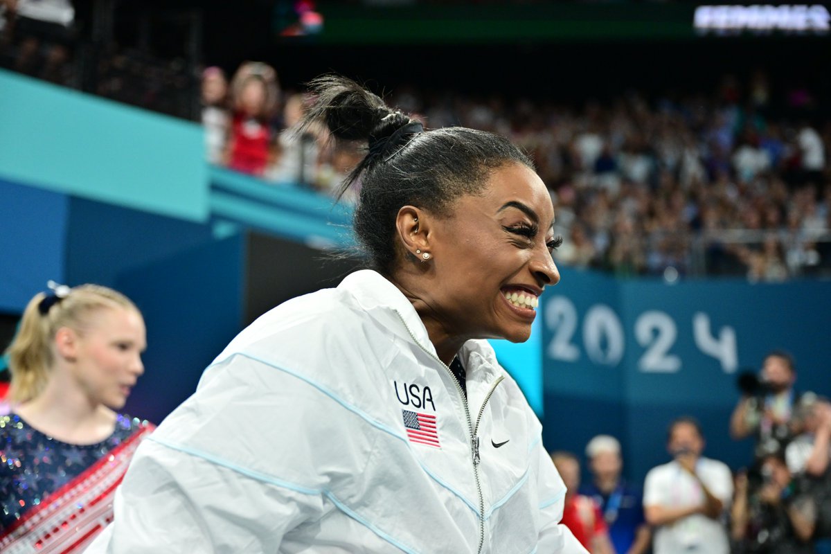 USAGym's tweet photo. 44.100 after Rotation 1️⃣ in the Women's Team Competition.

Currently in First Place. https://t.co/saNvKWiclh