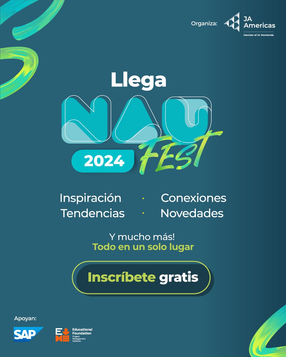 JAEcuador's tweet photo. ¡Llega NAUFest 2024 Edición 3.0! 🌟
Por tercer año consecutivo, te traemos la experiencia juvenil más innovadora de la región.
¡No te lo pierdas!
👉Ingresa a https://t.co/G4qqNezn6h y conoce cómo ser parte de esta aventura única.
#NAUFest3.0 #NAUFest #futurodeltrabajo https://t.co/mVhmTs04go