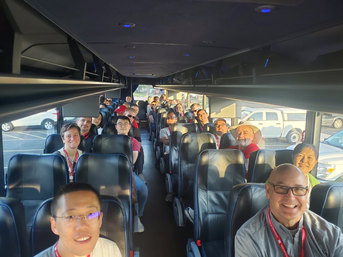 Here we go! #IANRontheroad for the annual <a href="/UNL_IANR/">Institute of Agriculture and Natural Resources</a> Roads Scholar tour with our new faculty.