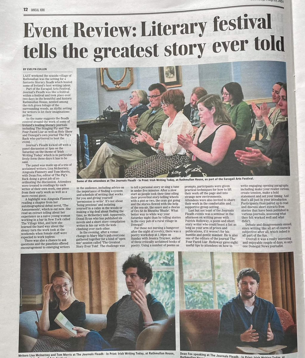 The Pig's Back (@thepigsback1) on Twitter photo This is a really lovely write-up on last weekend's Journals Fleadh in Rathmullan. Thanks to <a href="/evelyncullen/">Evelyn Cullen</a> and Donegal News. This is a really lovely write-up on last weekend's Journals Fleadh in Rathmullan. Thanks to <a href="/evelyncullen/">Evelyn Cullen</a> and Donegal News.