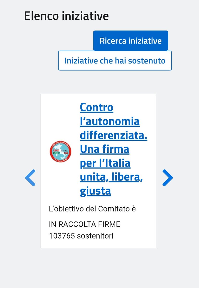 ****Si firma con SPID**** 
Referendum abrogativo autonomia differenziata
Accedere al link e scorrere i referendum fino a quello dell'immagine e firma 

#referenum #referendumabrogativo
#autonomiadifferenziata

Link ⬇️⬇️⬇️
pnri.firmereferendum.giustizia.it/referendum/ope…