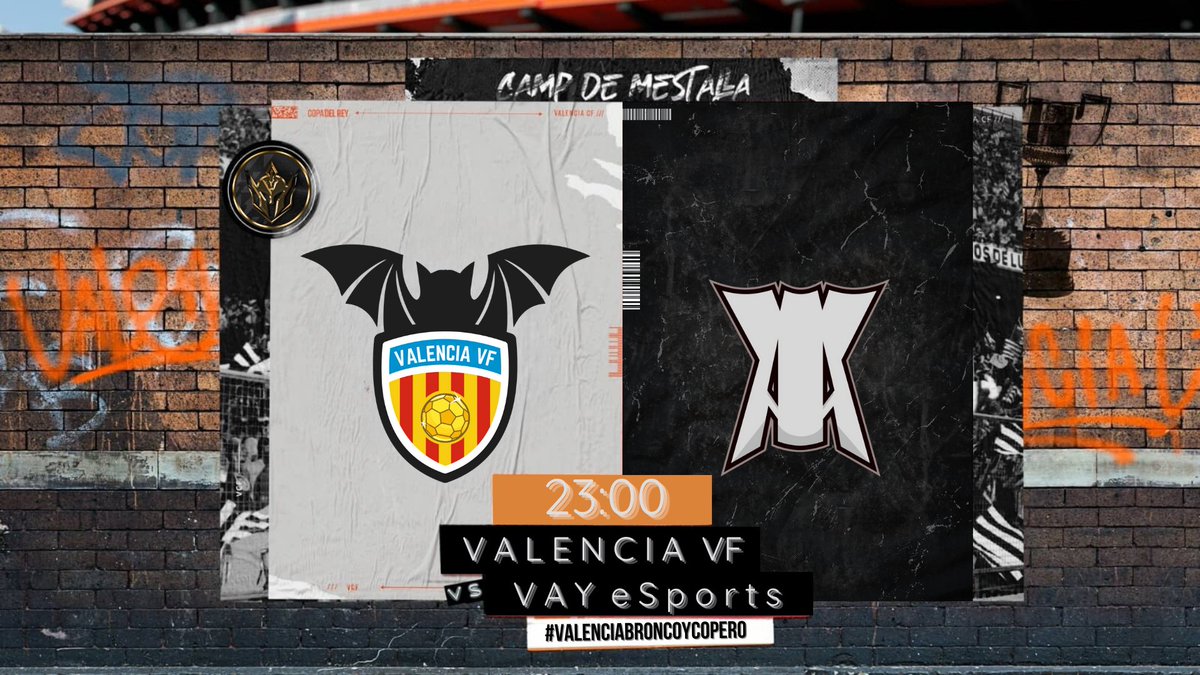 Valencia VF (@valenciavf_1919) on Twitter photo 🗓 Siguiente ronda de la copa en
<a href="/LA_COMPETICION/">LA COMPETICIÓN</a>
⚪⚔ BO1 23:00
🆚🏟 <a href="/eSportsVAY/">VAY eSports</a>
📺🔗Twitch.com/valenciavf
🦇🦇
#SENTIMENT #AMUNT #VOLEMLACOPA #VALENCIABRONCOYCOPERO 🗓 Siguiente ronda de la copa en
<a href="/LA_COMPETICION/">LA COMPETICIÓN</a>
⚪⚔ BO1 23:00
🆚🏟 <a href="/eSportsVAY/">VAY eSports</a>
📺🔗Twitch.com/valenciavf
🦇🦇
#SENTIMENT #AMUNT #VOLEMLACOPA #VALENCIABRONCOYCOPERO