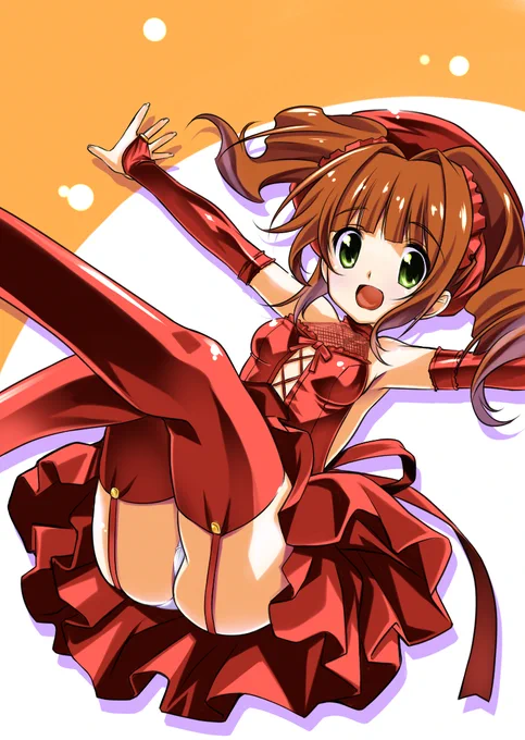 #これを見た人はオレンジが入ってる画像を貼れ アイマスのやよいさん。 