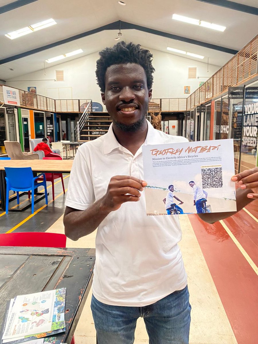ECOSenseMag's tweet photo. Mutabazi Geoffrey shares his mission to electrify Africaโs bicycles in the #ECOSenseMagazine
He is one of Ugandaโs best innovators/entrepreneurs and the founder of Karaa Africa
@geofrey_muta https://t.co/zXxgFHXSCh