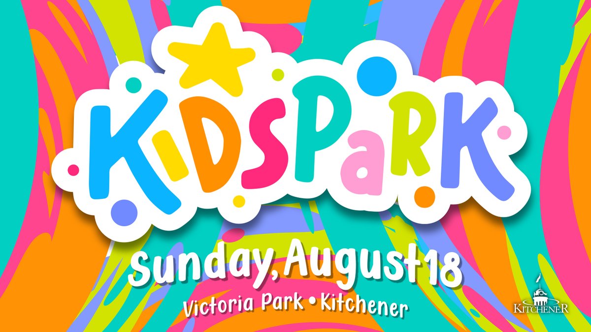 CityKitchener's tweet photo. Get ready for the ultimate family fun at #KidsPark 🌞
Join us on Aug 18 from 11am - 4pm at Victoria Park for our biggest event yet! Explore themed lands across the park with so many FREE activities!
Details at https://t.co/SodmNhRs6K 🎈 https://t.co/h98cVUjN40