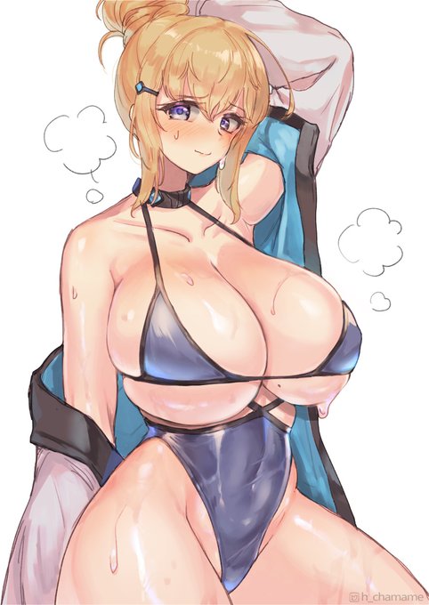 #暑いので水着絵で体温調節する 