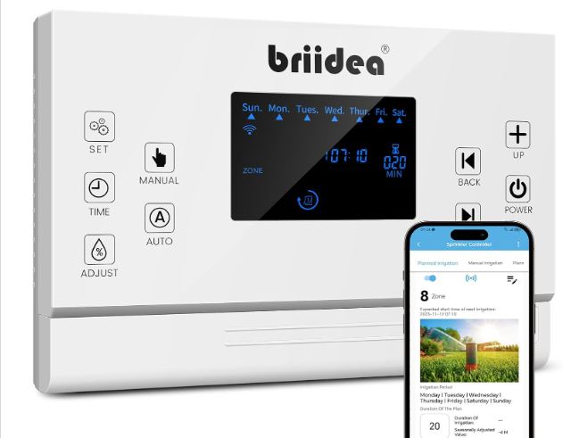 ConnectedCrib's tweet photo. briidea 8-Zone #Smart Sprinkler Controller - https://t.co/C8JEwpcIGo - #Irrigation https://t.co/us8FlSUMef