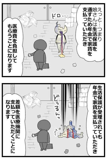 父の生活保護の申請に行ったのに「お金を払い続けて」と言われた話0/6 #漫画が読めるハッシュタグ