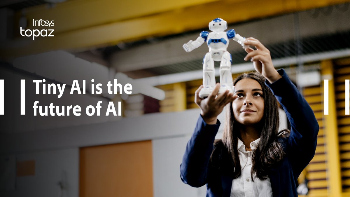 Infosys's tweet image. In an article for AI Business, Infosys’ Rajeshwari Ganesan discusses the environmental impact of #AI, and how technologists are looking at #TinyAI to try and mitigate this impact. Read the full piece here: bit.ly/4fnxOSO #InfosysTopaz