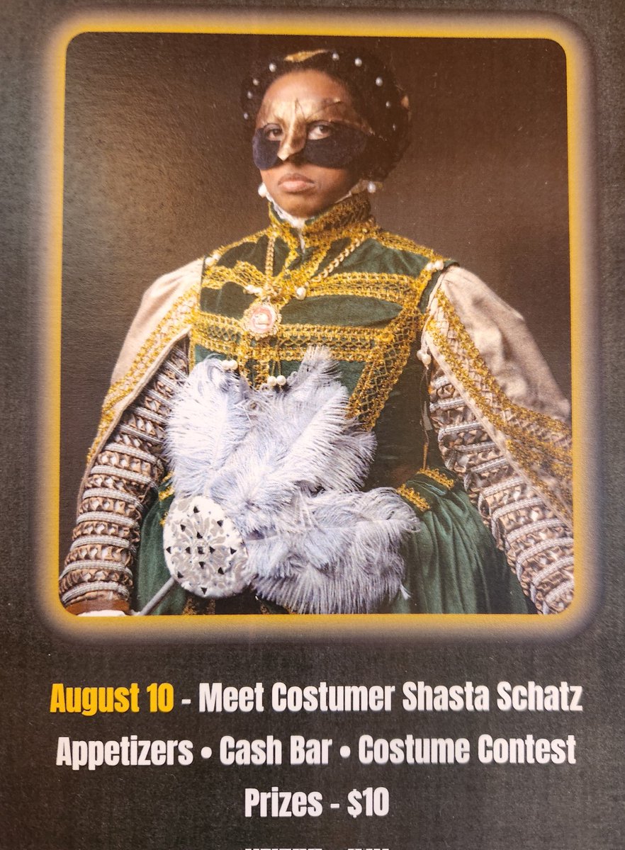 MuseumLara's tweet photo. Cosplay events continue at #JamestownSettlement in association with the Ruth E Carter: Afrofuturism in Costume Design special exhibition. Come Aug 10 for fun, food, & a costume contest! #cosplay #costume #catered https://t.co/aEfXOLUefh