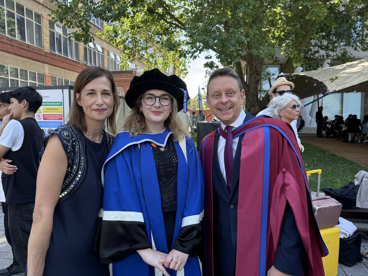 Alastair Owens (@alastairhackney) on Twitter photo It’s graduation day! Fantastic to celebrate with two of my graduating PhD students Drs @charlotteslark and <a href="/JenSDoyle/">Dr Jennie Doyle</a> — and my co-supervisors Profs <a href="/kieraqm/">Kiera Vaclavik</a> and <a href="/Kavita_Datta17/">Kavita Datta</a> It’s graduation day! Fantastic to celebrate with two of my graduating PhD students Drs @charlotteslark and <a href="/JenSDoyle/">Dr Jennie Doyle</a> — and my co-supervisors Profs <a href="/kieraqm/">Kiera Vaclavik</a> and <a href="/Kavita_Datta17/">Kavita Datta</a>