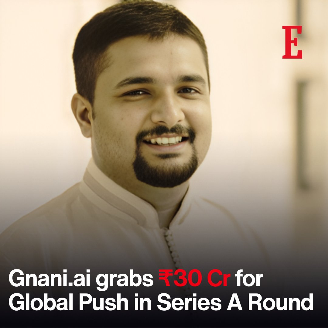 EntrepreneurIND's tweet image. #Update
Voice technology startup Gnani AI has raised INR 30 crore in Series A funding from InfoEdge Ventures. The company will use the investment to expand its voice-first generative AI platform globally.
Read the story: ow.ly/KK1150SN5KV
#VoiceTechnology…