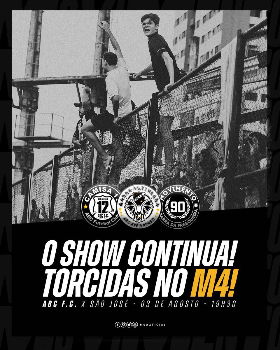 O show continua! 🔥

Todas as torcidas no módulo 4! 🏴🏳️