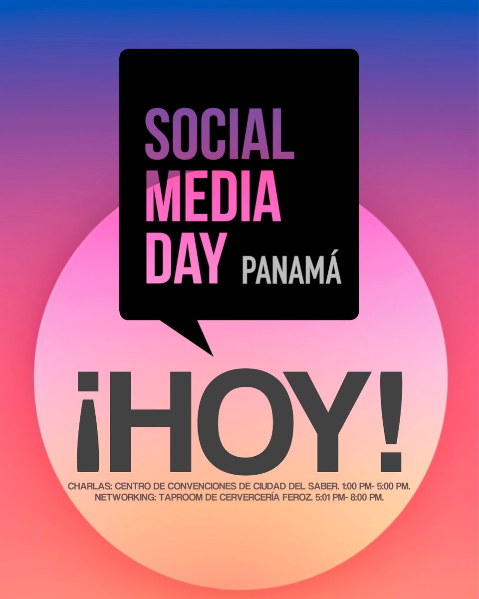 SMDayPA's tweet photo. Nos vemos hoy #SmDayPA https://t.co/VKbvyrU58I