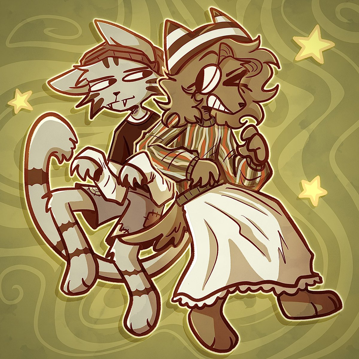 KRAK-OW💥💥💥 attack for @phantommyy !!!
Processed the image for a crunchier look to kinda mimic the old 2000s cartoon feel ^<^