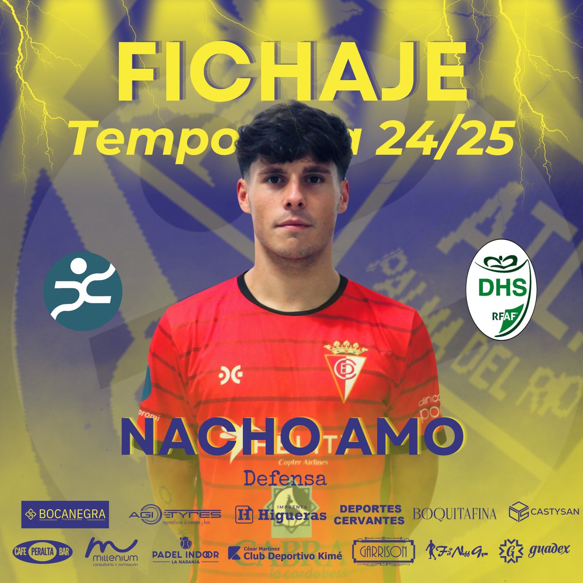 palmadeporte's tweet photo. ⚽️💛💙 Fútbol | ¡Dos nuevos fichajes en las filas del @AtcoPalmadelRio sénior!

🆕 @nacho_amo y @cheechu3 se unen a las filas amarillas para reforzar la zaga defensiva

‼️ Ambos tienen experiencia en #DivisiónHonor y fueron dirigidos por #FranSedano en @DEgabrense 

#palmadeporte https://t.co/Z7WqAHXXkj