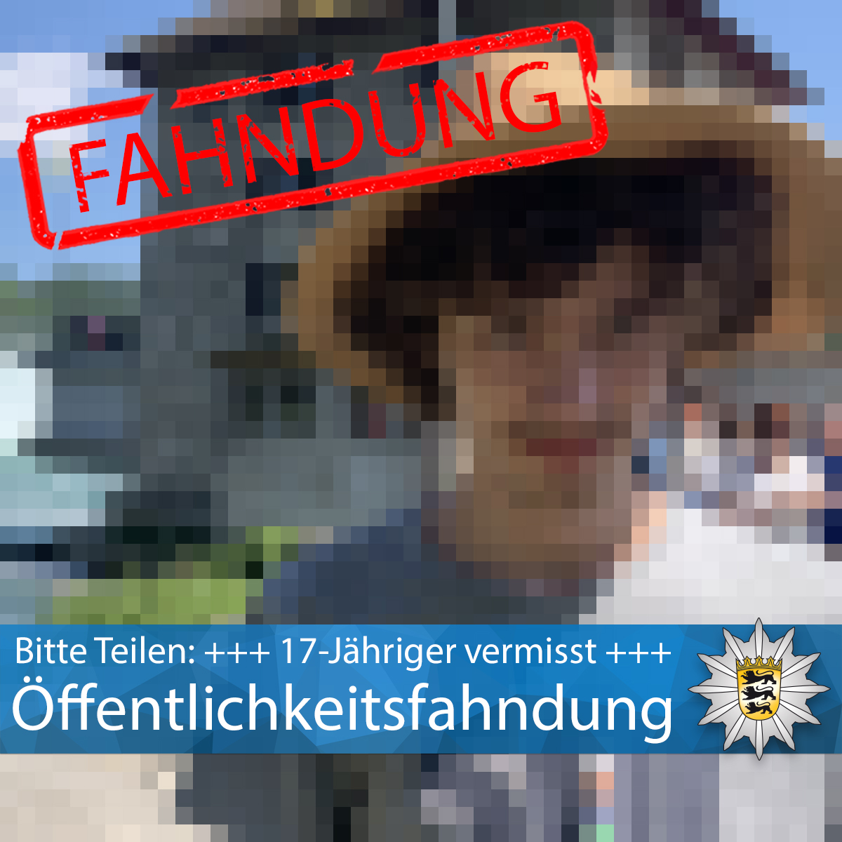BITTE TEILEN: #Öffentlichkeitsfahndung Wir suchen nach einem 17-Jährigen, der am Montag zuletzt gesehen wurde. Der Vermisste ist Autist &amp; reagiert erst auf mehrmaliges Ansprechen. Zur Fahndung mit Beschreibung &amp; Echtbild ▶️ sohub.io/46l8 Eure #Polizei #Stuttgart