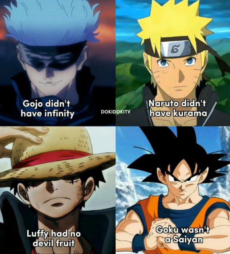 gear5user's tweet image. who would be the weakest anime character?