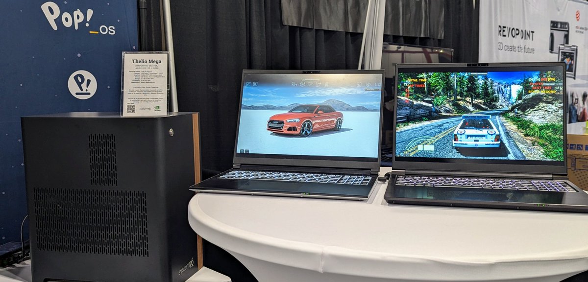 system76's tweet photo. Unleash unparalleled power with System76's Thelio Mega, now now featuring NVIDIA RTX™ 6000 Ada Generation GPU! Watch the cutting-edge performance at SIGGRAPH today #System76 #ThelioMega #NVIDIARTX6000 #AdaGeneration #TechInnovation #Siggraph2024 @NVIDIA https://t.co/WbPF5dTZDN